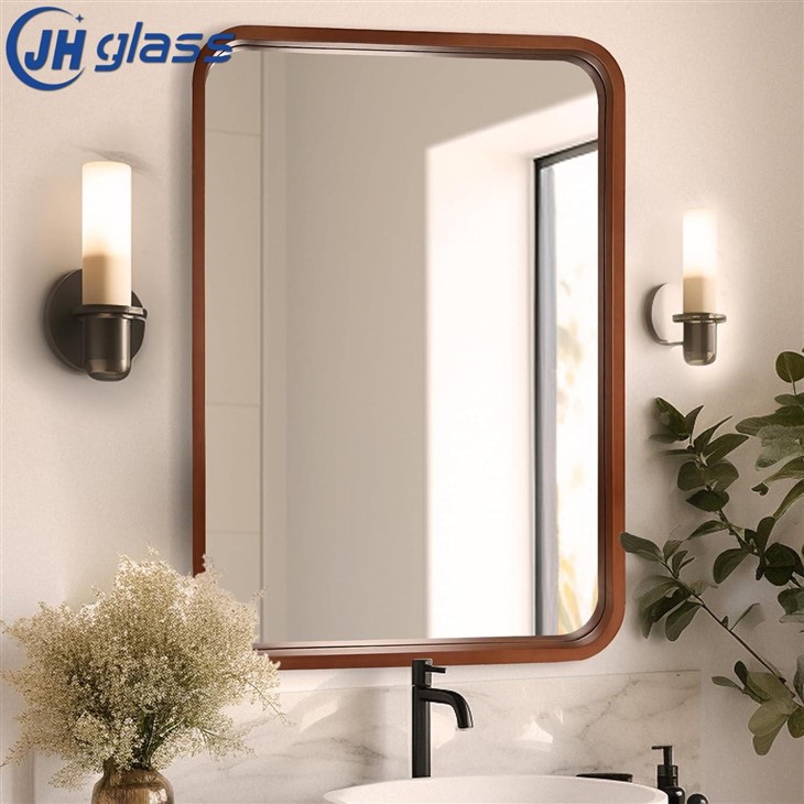 Walnut Framed Bathroom Mirror manufacturers